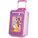 American Tourister Kids' Disney Softside Upright Luggage,Telescoping Handles, Princess 2, 18"