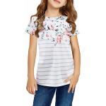 storeofbaby Girls T-Shirts Casual Cute Tops Short Sleeve Loose Fit Blouse 4-13 Years