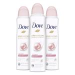 Dove Dry Spray Antiperspirant Deodorant for Women, Beauty Finish, 48 Hour Protection, Soft And Comfortable Underarms, Rose, 3.8 Oz, Pack of 3