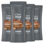 DOVE MEN + CARE Antiperspirant Deodorant Natural Inspired Sandalwood + Orange Antiperspirant for Men, 2.6 Ounce (Pack of 4)