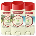 Old Spice Men's Antiperspirant & Deodorant Fiji with Palm Tree, 3.4oz, Pack of 3