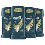 Degree Advanced Protection Antiperspirant Deodorant Sport Defense 4 count 72-Hour Sweat and Odor Protection Antiperspirant For Men With MotionSense Technology 2.7 oz