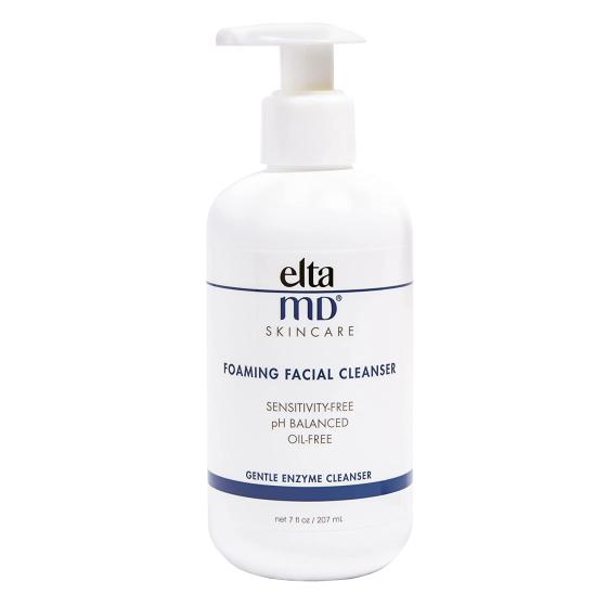 EltaMD Foaming Facial Cleanser, Exfoliating Face Cleanser, Helps Remove Oil and Dead Skin Cells, Safe for All Skin Types, Oil Free, Paraben Free, Sensitivity Free, Sensitive Skin Face Wash, 7 oz Pump