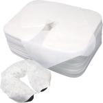 Luriseminger 500 count Disposable Face Cradle Coverss–Medical-Grade cotton, SPA Face Rest Covers Headrest Covers for Massage Tables Massage Chairs 14.17 x 10.6 inches/ 36 x 27 cm…