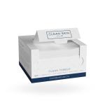 Clean Skin Club Clean Towels, 100% USDA Biobased Dermatologist Approved Face Towel, Disposable Clinically Tested Face Towelette, Facial Washcloth, Makeup Remover Dry Wipes, Ultra Soft, 25 ct, 1 pack