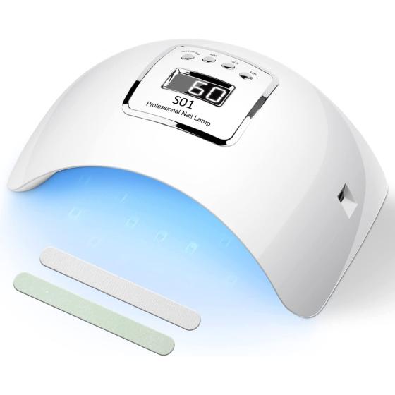 CICK UV LED Nail Lamp 72W UV Light for Nails with 4 Timers, Faster Nail dryers with Auto Senor, Nail Light for Professional Manicure Salon