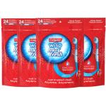 Colgate Max Fresh Wisp Disposable Mini Travel Toothbrushes, Peppermint, 24 Count (Pack of 4)
