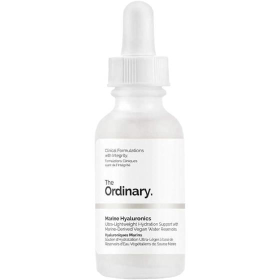 The Ordinary. Marine Hyaluronics. Ultra- lightweight hydration support with marine-derived vegan water resevoirs. 1 fl. oz. 30 ml