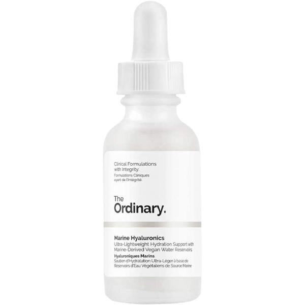 The Ordinary. Marine Hyaluronics. Ultra- lightweight hydration support with marine-derived vegan water resevoirs. 1 fl. oz. 30 ml