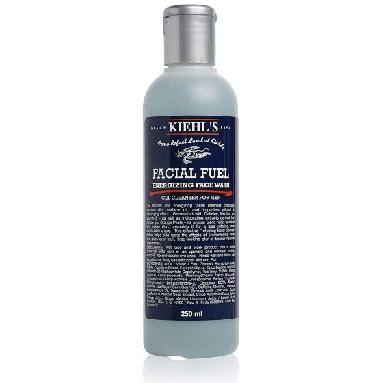 Kiehl's Facial Fuel Energizing Face Wash Gel Cleanser for Men, 8.4 Ounce