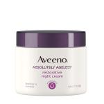 Aveeno Absolutely Ageless Restorative Night Cream Face & Neck Moisturizer with Antioxidant-Rich Blackberry Complex, Vitamin C & E, Hypoallergenic, Non-Greasy & Non-Comedogenic, 1.7 fl. oz