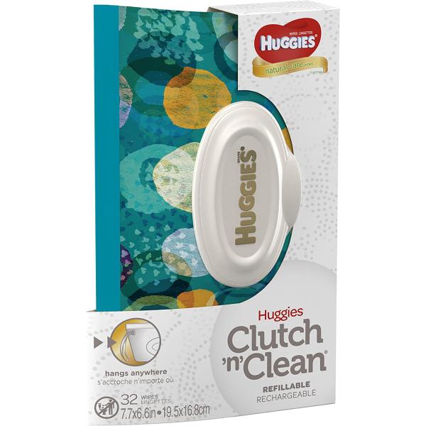 Huggies Natural Care Clutch 'n' Clean RFT Refill, 32 Count