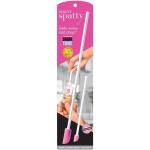 Spatty Daddy Makeup Spatula Set (6 and 12 Inch Pink) Shark Tank Mom Made to Scrape Last Drop of Beauty Products, Foundation, Good Gifts for Women, Teen, Grandma, Mom Stocking Stuffers Under 10 Dollars