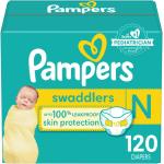 Pampers Swaddlers Newborn Diaper Size 0 120 Count