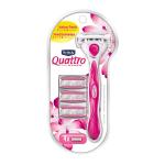 Schick Quattro for Women Value Pack with 1 Razor and 4 Razor Blade Refills