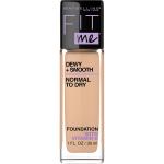 Maybelline Fit Me Dewy + Smooth Foundation Makeup, Nude Beige, 1 Count
