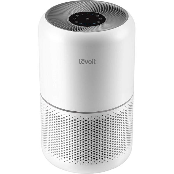 LEVOIT Air Purifier for Home Allergies Pets Hair in Bedroom, H13 True HEPA Filter, Covers Up to 1095 Sq.Foot, 24db Filtration System, Remove 99.97% Dust Smoke Mold Pollen, Core 300, White