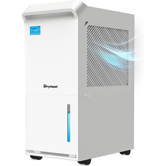 Vellgoo 3,000 Sq.Ft Energy Star Dehumidifier for Basement with Drain Hose, 36 Pint DryTank Dehumidifiers for Large Room, Suit for Garden Hose, Intelligent Humidity Control, 24H Timer