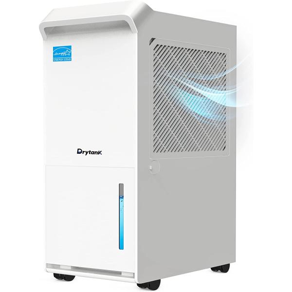 Vellgoo 3,000 Sq.Ft Energy Star Dehumidifier for Basement with Drain Hose, 36 Pint DryTank Dehumidifiers for Large Room, Suit for Garden Hose, Intelligent Humidity Control, 24H Timer