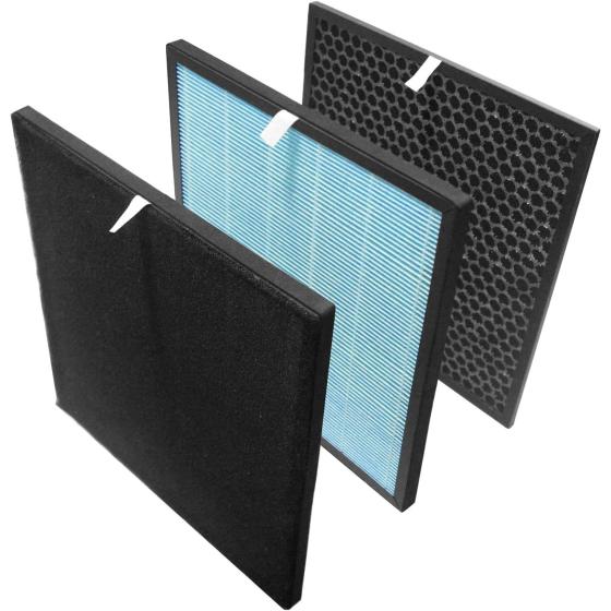 Okaysou Air Purifier Replacement Filter for AirMax 10L Pro, High-Efficiency H13 True HEPA Filtration System with Activited Carbon Pre Filter Set, 5-Stage Air Purifier Filter for Smoke Dander
