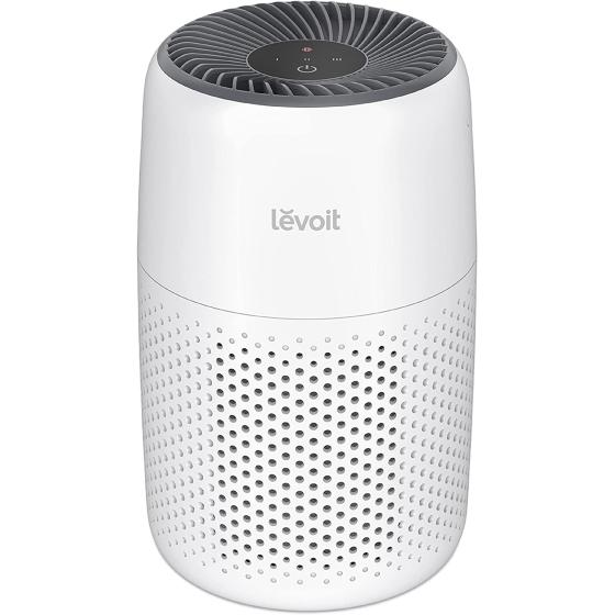 LEVOIT Air Purifiers for Bedroom Home, HEPA Filter Cleaner with Fragrance Sponge for Better Sleep, Filters Smoke, Allergies, Pet Dander, Odor, Dust, Office, Desktop, Portable, Core Mini, White