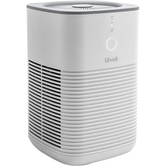 LEVOIT Air Purifier for Home Bedroom, HEPA Fresheners Filter Small Room Cleaner with Fragrance Sponge for Smoke, Allergies, Pet Dander, Odor, Dust Remover, Office, Desktop, Table Top, 1 Pack, White