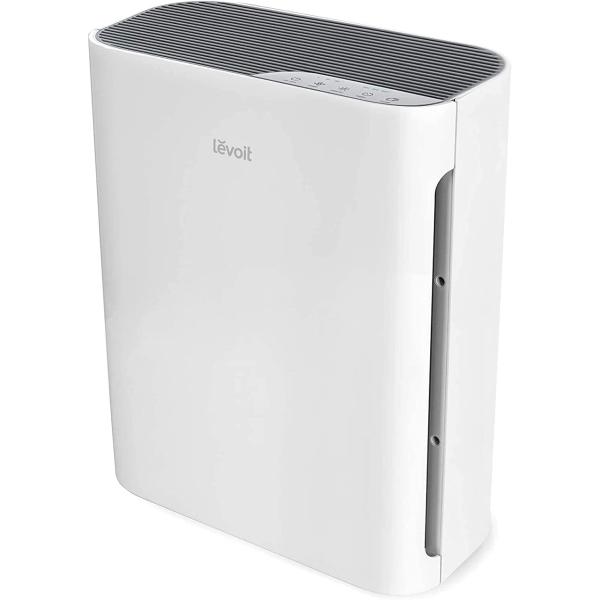 LEVOIT Air Purifiers for Home Large Room, H13 True HEPA Filter Cleaner with Washable Filter for Allergies, Smoke, Dust, Pollen, Quiet Odor Eliminators for Bedroom, Pet Hair Remover, Vital 100, White