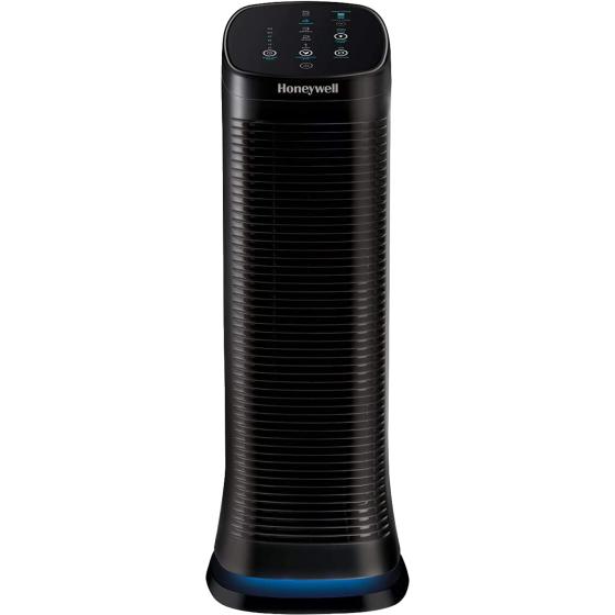 Honeywell HFD320 Air Genius 5 Air Purifier with Permanent Washable Filter Large Rooms (250 sq. ft.) Black