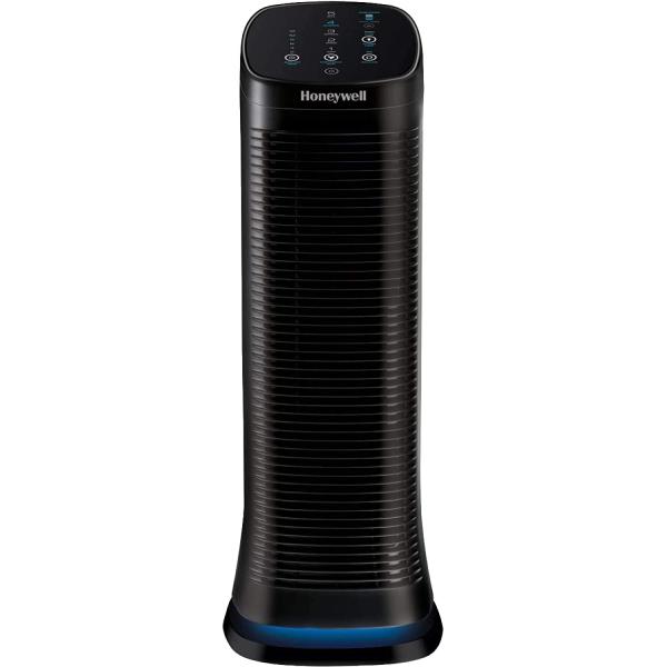 Honeywell HFD320 Air Genius 5 Air Purifier with Permanent Washable Filter Large Rooms (250 sq. ft.) Black