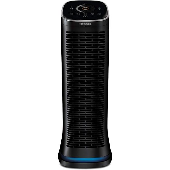 Honeywell HFD360 Air Genius 6?Air Purifier?with?Bluetooth, Permanent, Washable Filter, Large Rooms (260 sq.?ft.),?Black