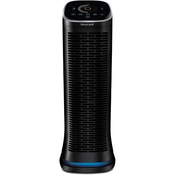 Honeywell HFD360 Air Genius 6?Air Purifier?with?Bluetooth, Permanent, Washable Filter, Large Rooms (260 sq.?ft.),?Black