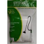 Bissell Big Green Commercial Paper Vacuum Bags - 12-Pack, 2.25-Gallon Capacity, Model Number C3000-PK12
