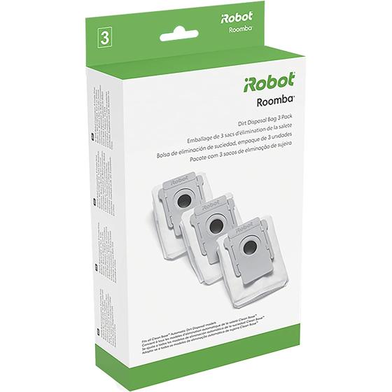 iRobot Roomba Authentic Replacement Parts - Clean Base Automatic Dirt Disposal Bags, 3-Pack for up to 6 months of hassle-free cleaning, Compatible with all Clean Base models