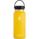 Hydro Flask Water Bottle - Stainless Steel & Vacuum Insulated - Wide Mouth 2.0 with Leak Proof Flex Cap - 32 oz, Sunflower