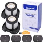 KEEPOW Pet Hair Eraser Filter Replacement for Bissell Pet Hair Eraser Hand Vacuum 2284W 2390 2389 2390A, Compare to Part # 1614212, 1614203 & 1614204, 2-Pack