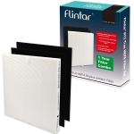 Flintar H13 True HEPA Replacement Filters, Compatible with Coway Air Purifier AP-1512HH and Airmega 200M, H13 Grade True HEPA and 2 Activated Carbon Filters (1-Pack)