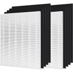 D480 True HEPA Replacement Filter D4, Compatible with Winix D480 Air Purifier, Compare to Winix D4 Filter, 2 H13 Grade True HEPA and 8 Activated Carbon Filters, Item Number 1712-0100-00