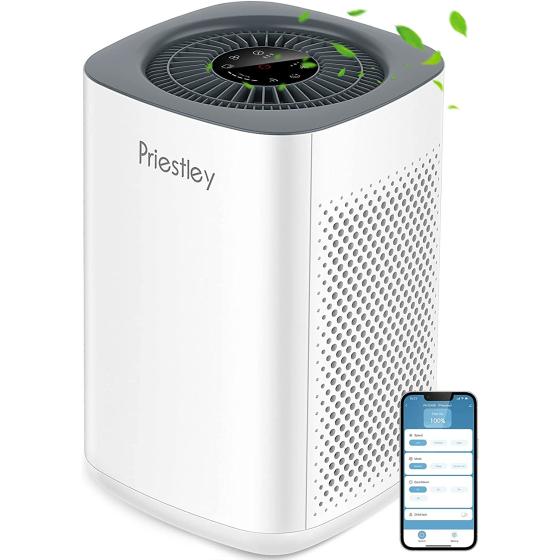 Air Purifiers for Home Large Room up to 1000 Ft2, Smart WiFi Control, Removes 99.97% of Particles with H13 True HEPA Filter for 3-Stage Filtration, Air Cleaner for Allergies, Pets, Smoke