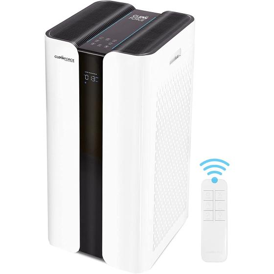 CleanForce MEGA1000 Extra large Air Purifier for home large room, covers 3000 sqft, H13 True HEPA Filter, Filters 99.97% dust, smoke, odor, pollen, VOCs, Commercial Air Cleaner for office, classroom