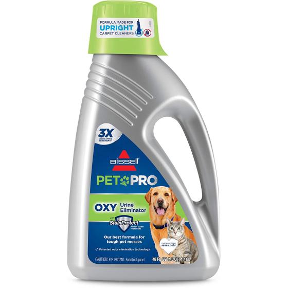 Bissell Professional Pet Urine Eliminator + Oxy Carpet Cleaning Formula, 48 oz, 1990, 48 Ounce