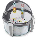Fisher-Price Portable Bassinet and Play Space On-The-Go Baby Dome with Developmental Toys and Canopy, Windmill