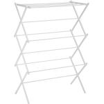 Amazon Basics Foldable Laundry Rack for Air Drying Clothing - 41.8" x 29.5" x 14.5", White