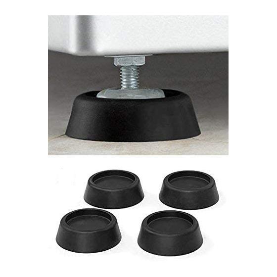 Washing Machine Foot Pads for Anti-vibration and Anti-Walk | Washer and Dryer Anti Slip Mat with Rubber Technology | Ideal for Vibration Reduction and Shock Absorber | Rubber Isolation Feet Set of 4