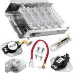 279838 Dryer Heating Element for Whirlpool Kenmore Roper Maytag Amana Cabrio Admiral Dryer Heating Element Parts Dryer Thermostat Thermal Fuse medx655dw1 500 600 70 80 Series Model 110 Dryer Part