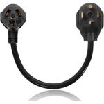 S7 Dryer Adapter Cord, Dryer Adapter 3 Prong to 4 Prong NEMA 14-30P Male to 10-30R Female, 30A, 250V,Dryer Cord Adapter 4 to 3 Prong(20inch) UL Compliant