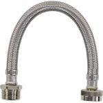 Certified Appliance Accessories WI12SSFM Braided Stainless Steel Water-Inlet Hose, 1ft