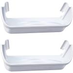 2 Pack 240323001 Refrigerator Door Bin Shelf Compatible with Frigidaire and Electrolux, Bottom 2 shelves, White, Single Unit, Replaces AP2115741, AH429724, EA429724, PS429724, 240323007,
