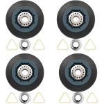 WPW10314173 W10314171 Dryer Drum Support Roller Kit Dryer Drum Rollers Replaces W10314173 8536973 8536974 AP6019303 PS11752609 Suitable for maytag kenmore whirlpool kitchenaid sears oper,Pack of 4