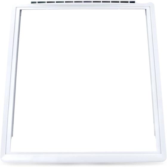 Updated 241969501 Crisper Pan Cover，Shelf Frame without Glass Refrigerator Compatible with Frigidaire Refrigerators，Refrigerator Deli Drawer Cover 241969501 Replace Part：AP4433007,1512992,PS2363832