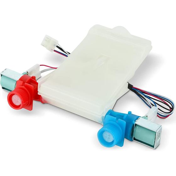 Whole Parts W10869800 Washer Water Inlet Valve - Replacement and Compatible with Some Whirlpool, Inglis and Maytag General Electric Washers - Non-OEM Appliance Parts & Accessories - 2 Yr Warranty